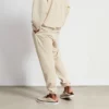 Custom unisex french terry 1/4 zip up tracksuit set - Image 12
