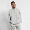 Custom unisex french terry 1/4 zip up tracksuit set - Image 8