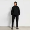 Custom unisex french terry 1/4 zip up tracksuit set - Image 5