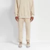Custom unisex french terry 1/4 zip up tracksuit set - Image 3