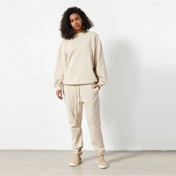 Unisex cotton sweatsuit set wholesale