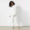 Unisex cotton sweatsuit set wholesale - Image 3