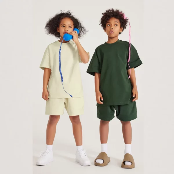 Kid’s oversized t-shirt with shorts set leisure wear