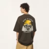 heavyweight drop shoulder baggy tee shirt - Image 5
