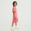 Children vintage stone washing t-shirt with shorts lounge set streetwear - Image 4