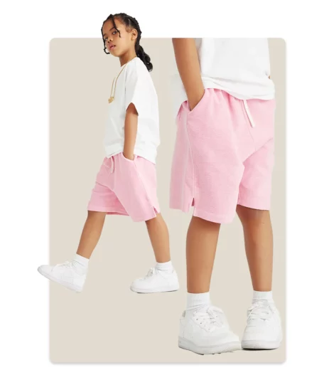 Kids vintage french terry shorts