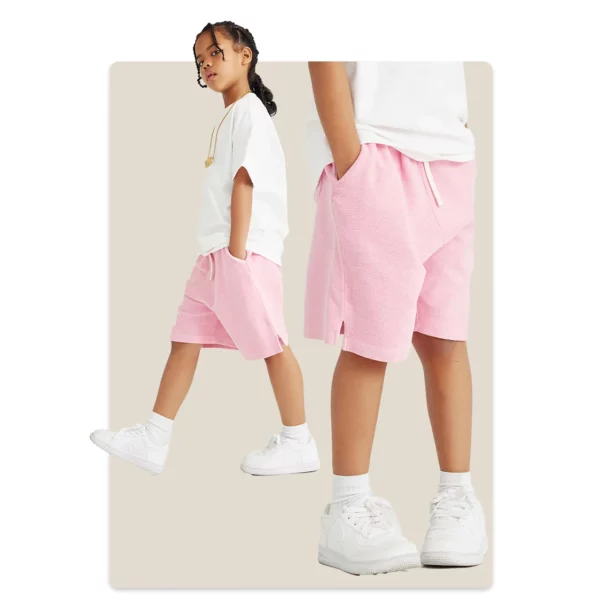Kids vintage french terry shorts
