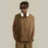Man’s acid washing tank top with drop arm hole - Image 2