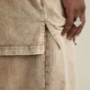 Man’s acid washing tank top with drop arm hole - Image 4