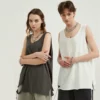 Unisex ripped design sleeveless loose fit tank top - Image 2