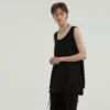 Unisex ripped design sleeveless loose fit tank top - Image 5