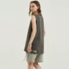 Unisex ripped design sleeveless loose fit tank top - Image 7