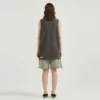 Unisex ripped design sleeveless loose fit tank top - Image 6