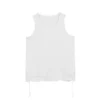 Unisex ripped design sleeveless loose fit tank top - Image 10