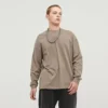 mens long sleeve loose fit vintage t shirt - Image 2