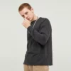 mens long sleeve loose fit vintage t shirt - Image 5