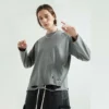 unisex distressed couple long sleeve t-shirt wholesale - Image 7