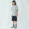 Heavyweight oversized custom logo drop shoulder t shirt - Image 10
