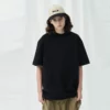 Heavyweight oversized custom logo drop shoulder t shirt - Image 5