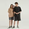 Couple unisex stone washed oversized t shirt - Image 4