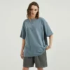 Couple unisex stone washed oversized t shirt - Image 5