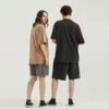 Couple unisex stone washed oversized t shirt - Image 3