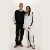 Unisex contrast color sweatsuit set - Image 2