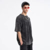 mens heavy acid wash t-shirt bulk sale China - Image 5