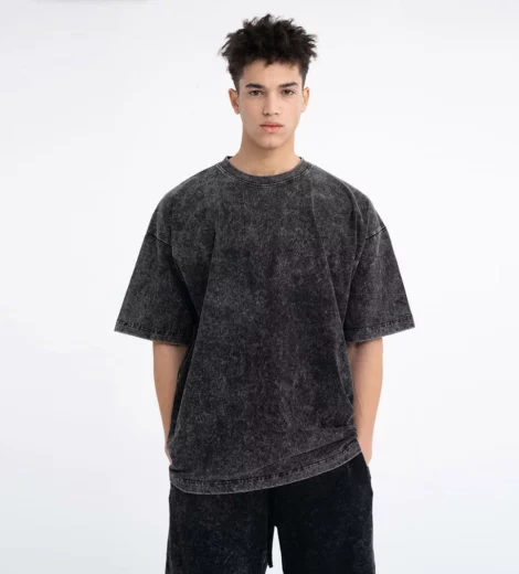 mens heavy acid wash t-shirt bulk sale China
