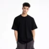 mens heavyweight cotton t-shirt with custom logo - Image 7