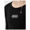 womens curved hem slim fit cropped top t-shirt wholesale - Image 9
