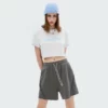 custom silk screen printing crop top t-shit manufacturer - Image 4