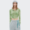2022 tight fit long sleeve cropped top wholesale China - Image 10
