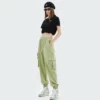 Drawstring side t-shirt for woman made in China - Image 4