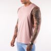 Muscle fit cut-off gym tank top wholesale china - Image 3
