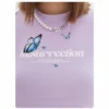 girls custom heat transfer printing cotton crop t-shirt wholesale - Image 12