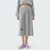 Womens french terry tracksuit set wholesale long dress suit - Image 3