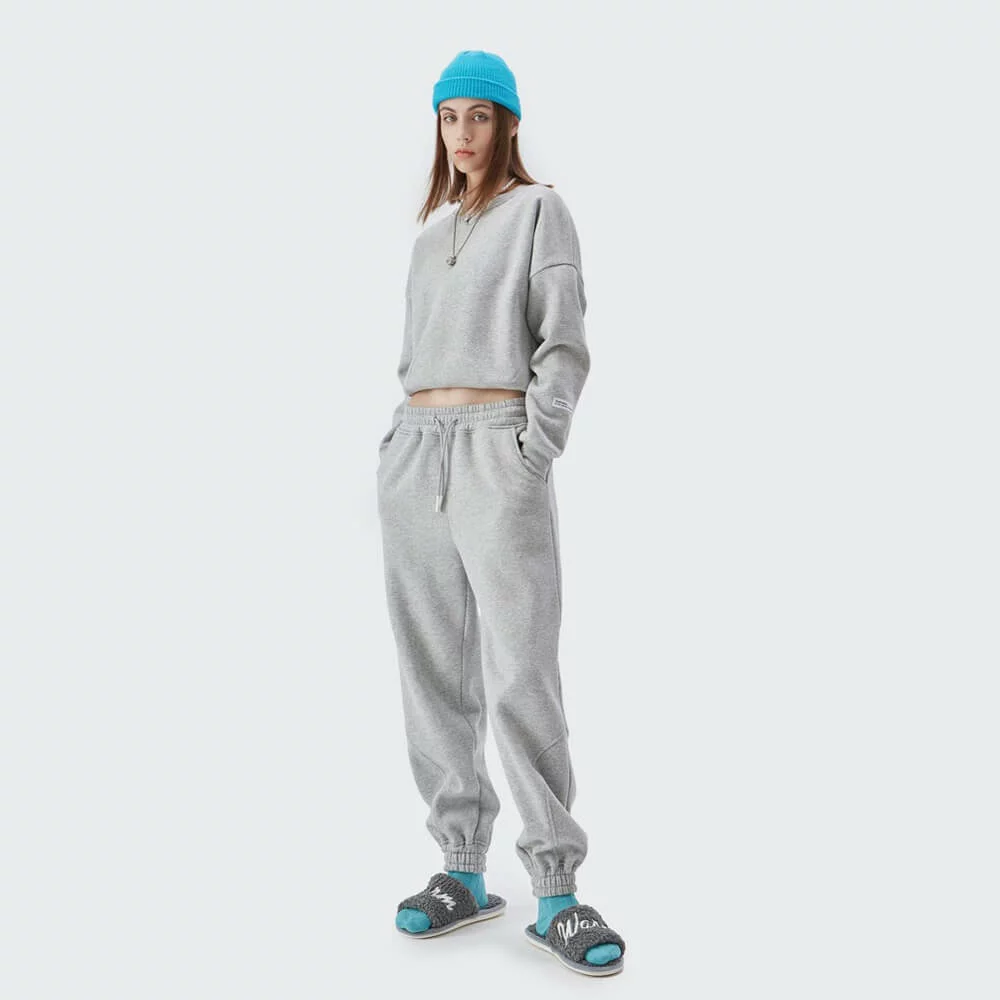 Womens heavyweight fleece sweatsuit set bulk - Image 7