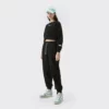 Ladies heavyweight fleece sweatsuit set wholesale China - Image 7