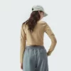 custom womens cropped long sleeve t-shirt manufacture - Image 5