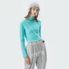 high neck long sleeve crop top t shirt wholesale - Image 9