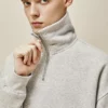 Unisex heavyweight fleece oversized quater zip up pullover wholesale - Image 14