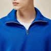 Unisex heavyweight fleece oversized quater zip up pullover wholesale - Image 10