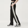 Unisex zipper up polyester tracksuit set with side tapes - Image 5