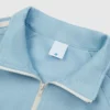 Unisex zipper up polyester tracksuit set with side tapes - Image 19