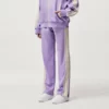 Unisex zipper up polyester tracksuit set with side tapes - Image 9