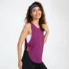 Quick dry women tank top with side twist knot - Image 5