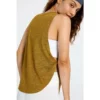 Womens quick dry tank top with side twist knot - Image 4