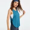 Womens quick dry tank top with side twist knot - Image 8