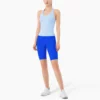 Woman activewear racer back tank top with custom logo - Image 8